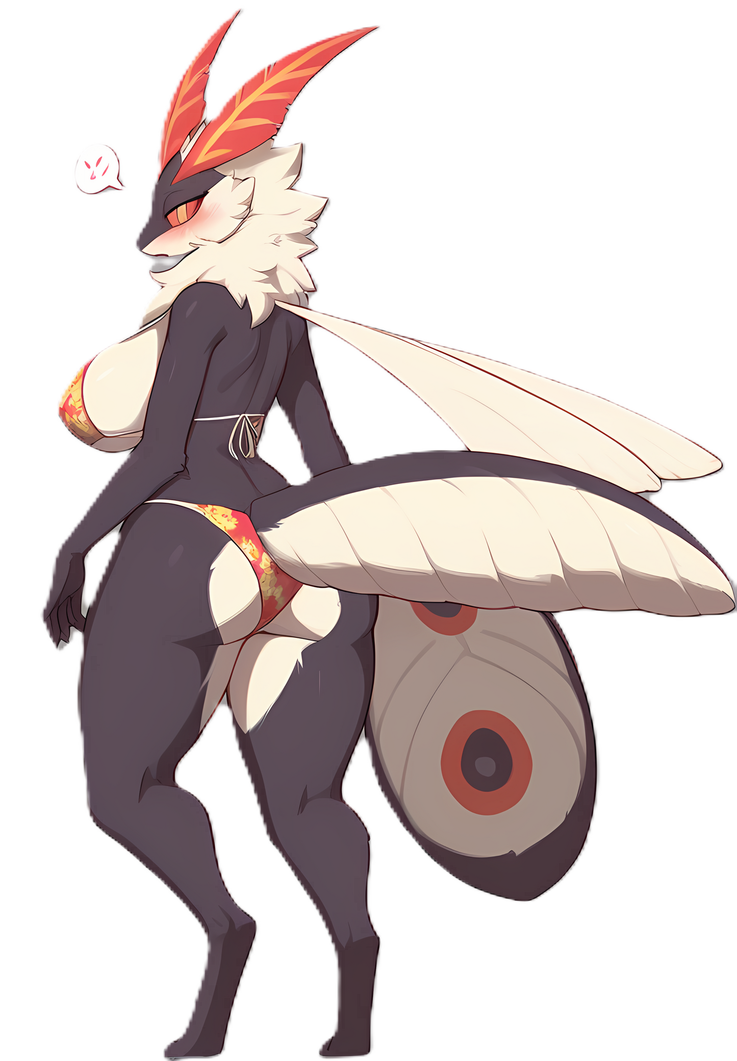 Moth Mommy(Beach Episode) Sticker Pair