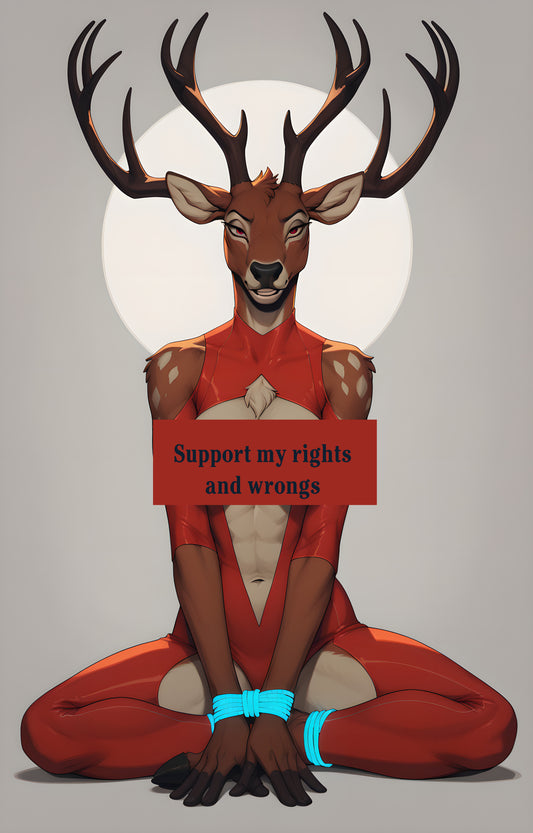 The Doe-eyed Killer Poster Print