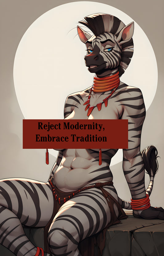Zebra at Home Poster Print