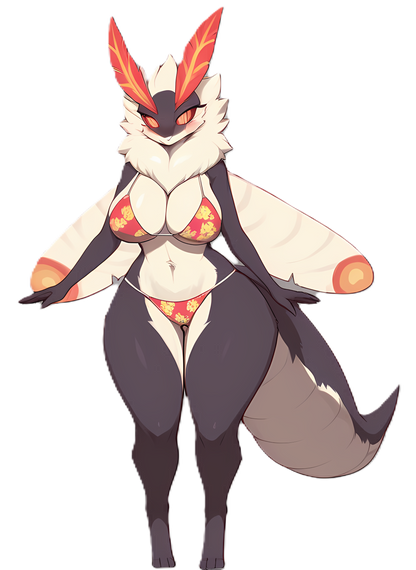 Moth Mommy(Beach Episode) Sticker Pair